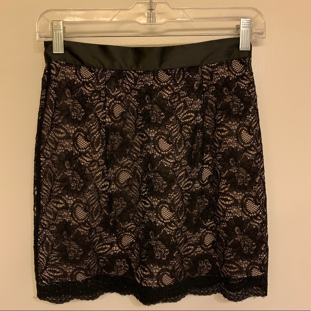 French Connection lace skirt